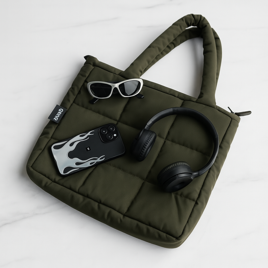 QUILTED TOTE BAG