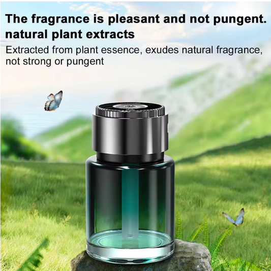 Rechargeable glass car aromatherapy diffuser