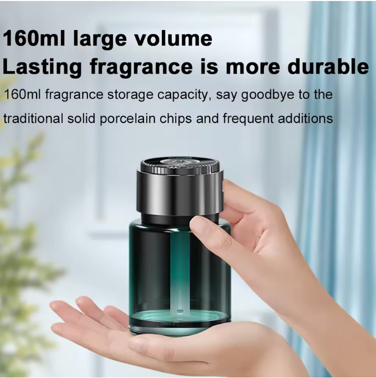 Rechargeable glass car aromatherapy diffuser