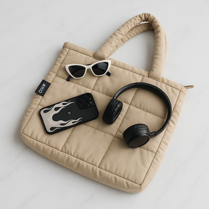 QUILTED TOTE BAG